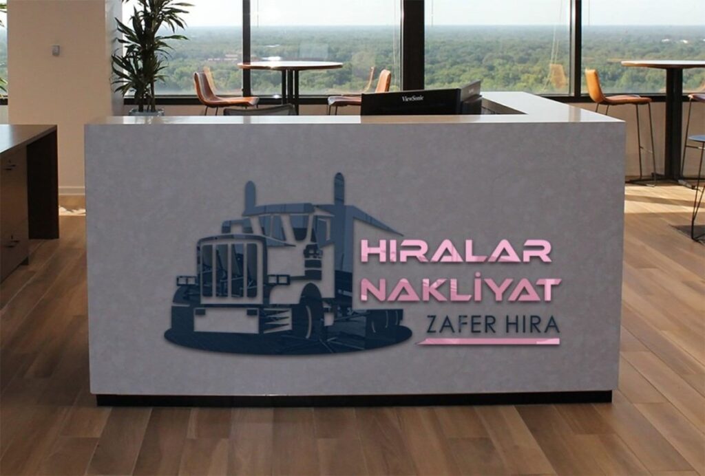 hiralar nakliyat logo tasarımı