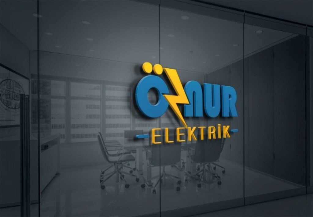 öznur elektrik logo tasarımı